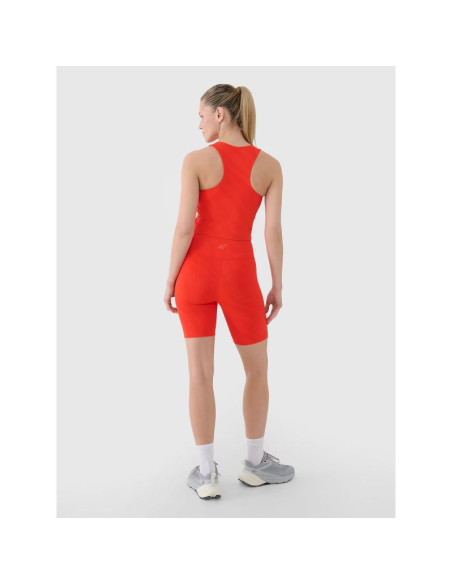 Crop top treningowy szybkoschnący damski 4f 4fwss25tfslf413-62s