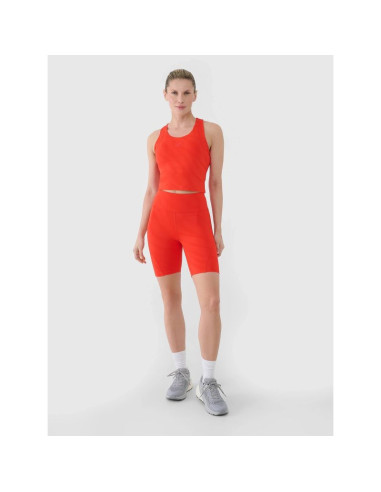 Crop top treningowy szybkoschnący damski 4f 4fwss25tfslf413-62s