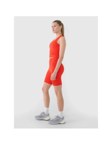 Crop top treningowy szybkoschnący damski 4f 4fwss25tfslf413-62s