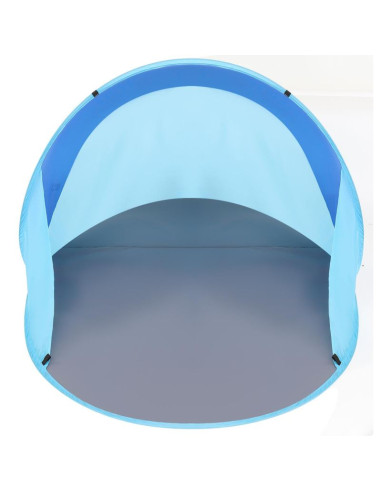 Namiot parawan plażowy samorozkładający 190x120x86cm granatowo- niebieski