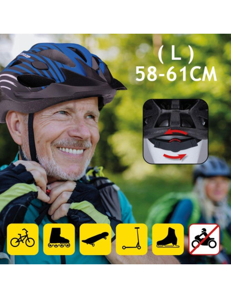 Kask rowerowy regulowany dunlop r.l zielony