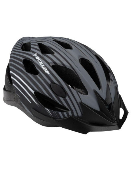 Kask rowerowy regulowany dunlop r.m szary