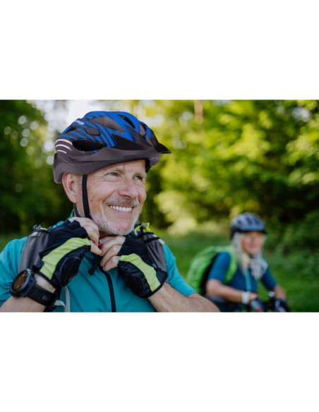 Kask rowerowy regulowany dunlop r.m szary