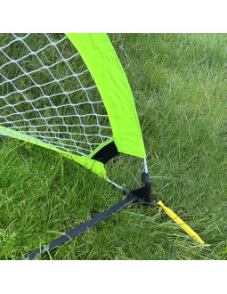 Bramka piłkarska treningowa pop-up - zielony neon (m) 120x80x80 cm 2