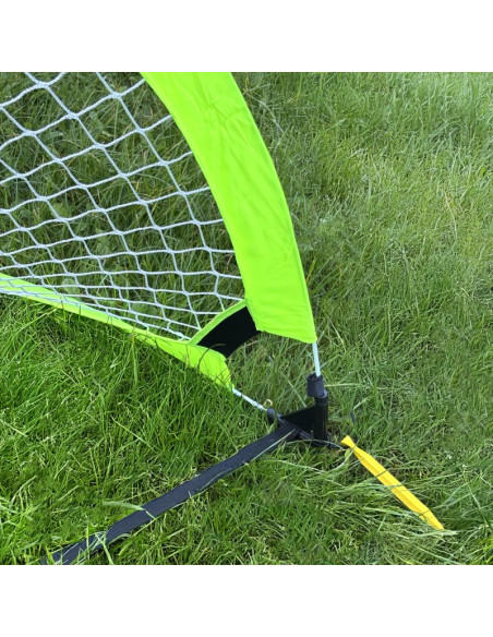 Bramka piłkarska treningowa pop-up - zielony neon (m) 120x80x80 cm