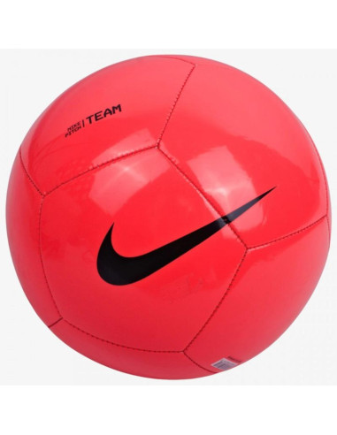 Piłka nożna nike pitch bright crimson/black r.5