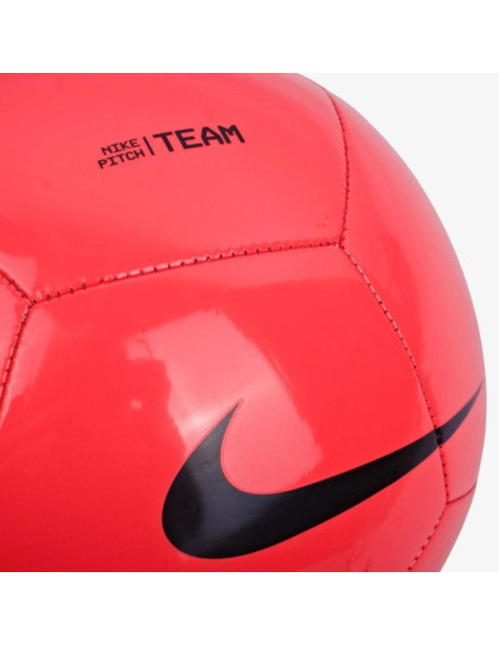 Piłka nożna nike pitch bright crimson/black r.5