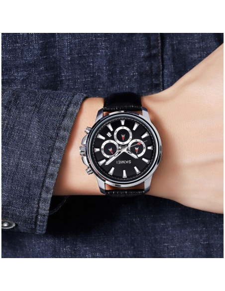 Zegarek męski skmei 2071lsibk + box