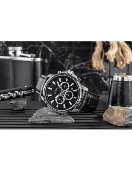 Zegarek męski skmei 2071lsibk + box