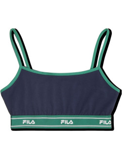 Stanik sportowy fila candelo granatowo-zielony faw1203 50004