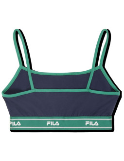 Stanik sportowy fila candelo granatowo-zielony faw1203 50004 2