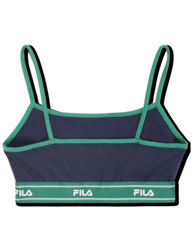 Stanik sportowy fila candelo granatowo-zielony faw1203 50004