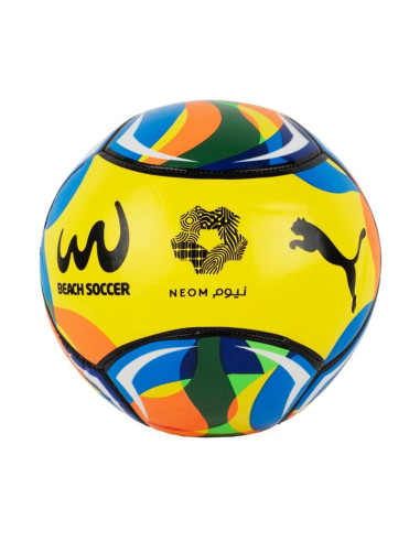 Piłka nożna plażowa puma ms blazing żółta 84584 01