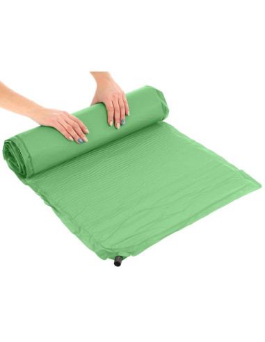 Mata samopompująca turystyczna materac 180x50x2,5cm redcliffs zielona