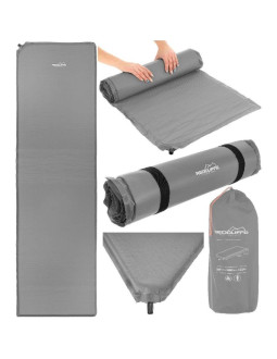 Mata samopompująca turystyczna materac 180x50x2,5cm redcliffs szara