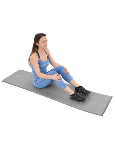 Mata samopompująca turystyczna materac 180x50x2,5cm redcliffs szara