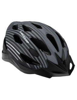 Kask rowerowy regulowany dunlop r.s szary