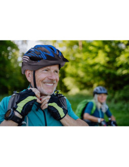 Kask rowerowy regulowany dunlop r.s niebieski 2