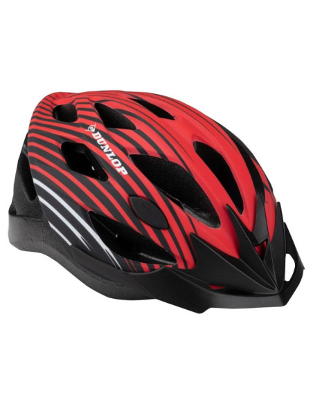 Kask rowerowy regulowany dunlop r.s czerwony