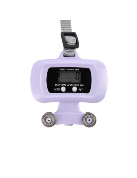 Hula hop hms hhm14 z magnesami, obciążnikiem i licznikiem fioletowy