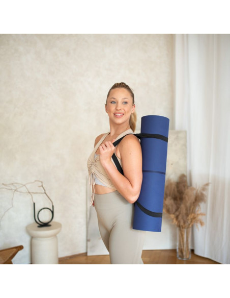 Ym10 mata tpe do jogi dark blue hms