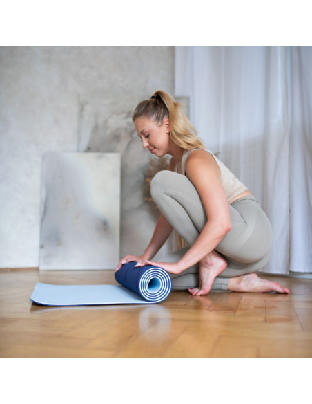 Ym10 mata tpe do jogi dark blue hms