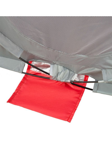 Namiot plażowy samorozkładający nils camp nc3142 czerwono-szary