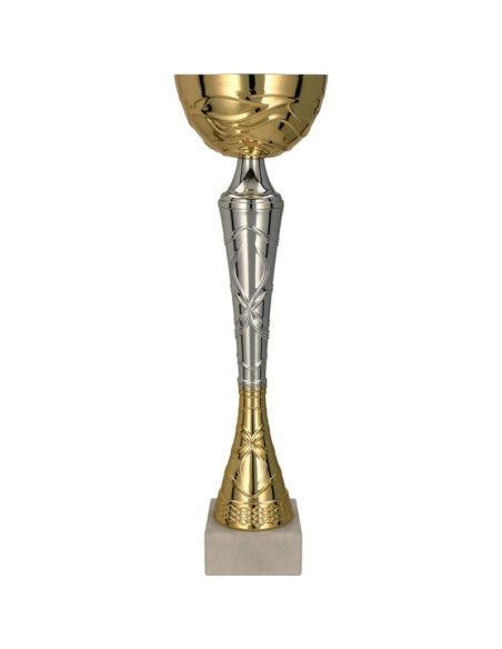 Puchar metalowy złoto-srebrny tuma s