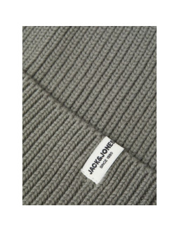 Jack&jones czapka zimowa jackrink beanie ln 12193386 castor gray 2