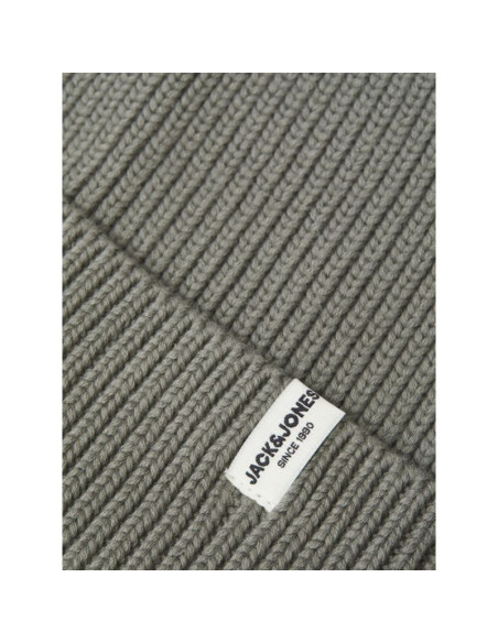 Jack&jones czapka zimowa jackrink beanie ln 12193386 castor gray