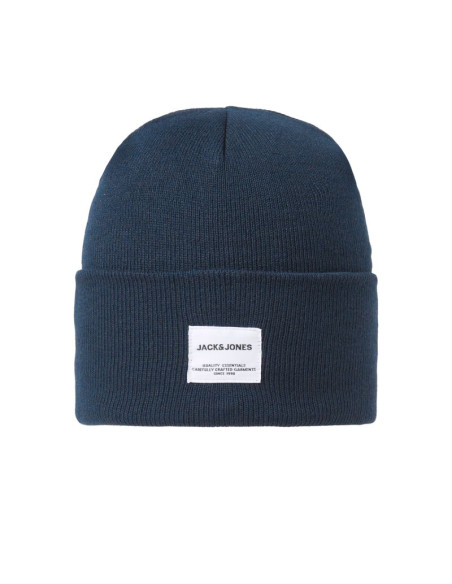 Jack&jones czapka jaclong knit beanie12150627 navy blazer