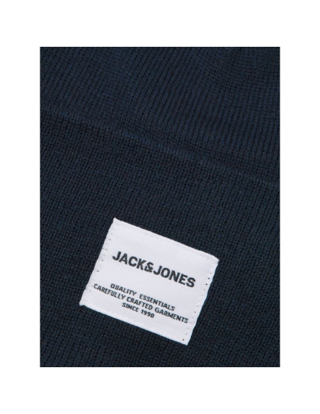 Jack&jones czapka jaclong knit beanie12150627 navy blazer