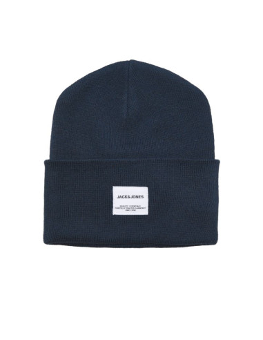 Jack&jones czapka jaclong knit beanie12150627 navy blazer