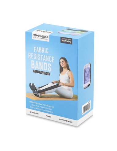 Zestaw 3 oporowych gum materiałowych spokey coti flex set