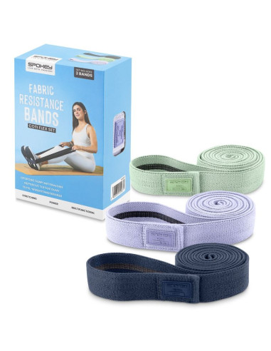 Zestaw 3 oporowych gum materiałowych spokey coti flex set