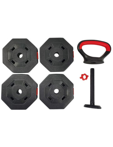 Hantla kompozytowa kettlebell 10kg (4x2,5kg) eb fit