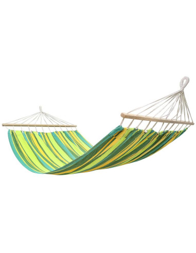 Hamak ogrodowy 2 osobowy 200x150cm z drążkiem 1052724