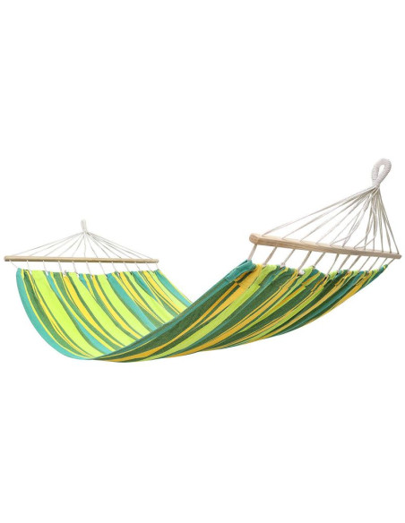 Hamak ogrodowy 2 osobowy 200x150cm z drążkiem 1052724