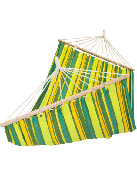 Hamak ogrodowy 2 osobowy 200x150cm z drążkiem 1052724