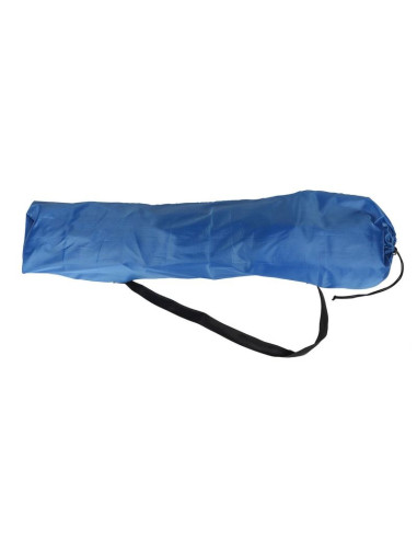 Fotel turystyczno plażowy z podłokietnikami 55x58x64cm składany niebieski