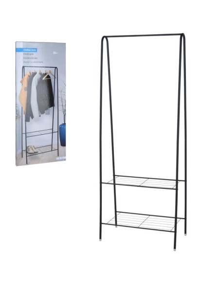 Szafa garderoba wieszak z półkami 60x34x151 cm