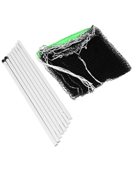 Zestaw słupki siatka do siatkówki badmintona 609x220cm