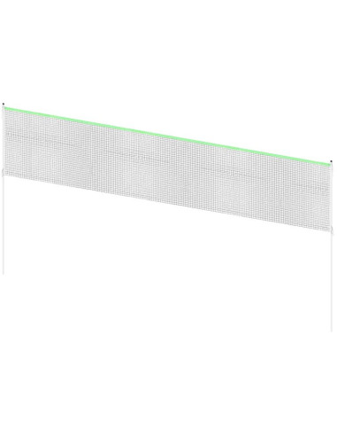 Zestaw słupki siatka do siatkówki badmintona 609x220cm