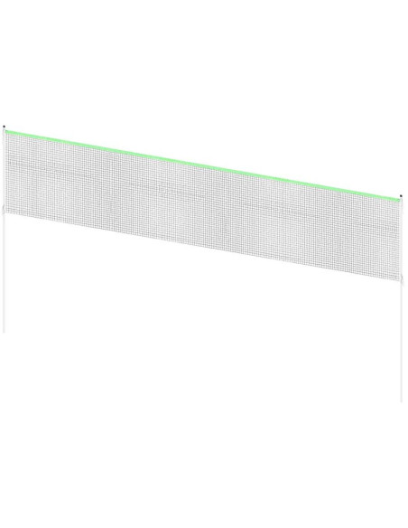 Zestaw słupki siatka do siatkówki badmintona 609x220cm