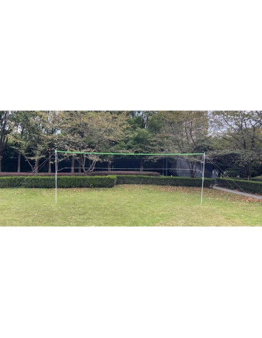 Zestaw słupki siatka do siatkówki badmintona 609x220cm