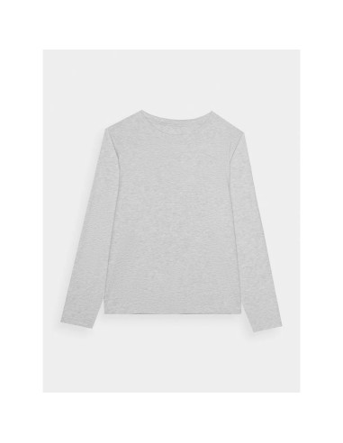Longsleeve oversize gładki damski 4f 4fwmm00tlonf431-27m