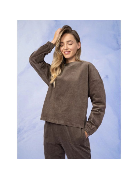 Bluza sztruksowa bez kaptura damska outhorn othaw22tswsf076-80s