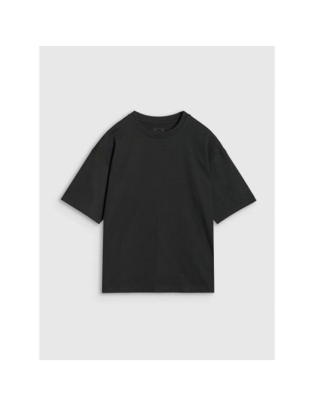 T-shirt oversize z nadrukiem damski 4f 4frss25ttshf2692-20s