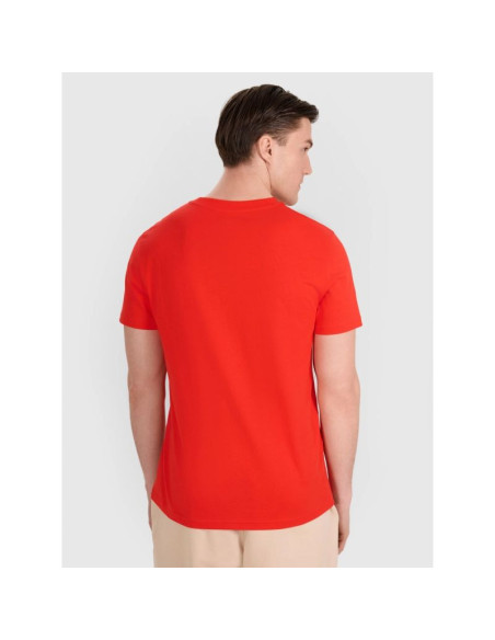 T-shirt regular z nadrukiem siatkarskim męski 4f 4fraw25ttshm3319-62s