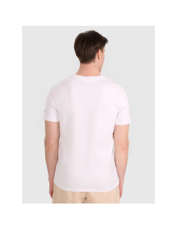 T-shirt regular z nadrukiem siatkarskim męski 4f 4fraw25ttshm3236-10s 2